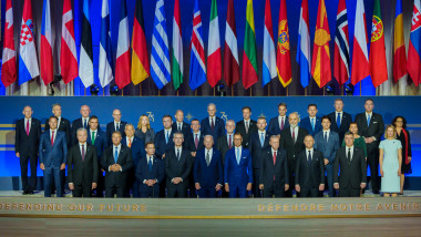 Liderii NATO reuniți la summitul de la Washington. Foto- Administrația Prezidențială:Facebook