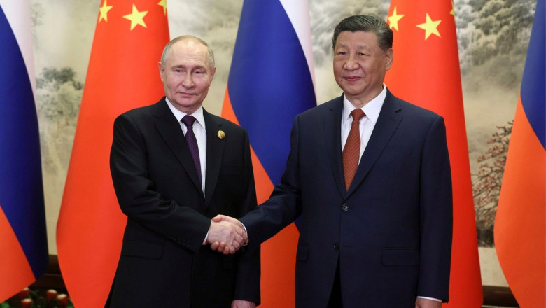 Vladimir Putin, în vizită oficială la Beijing. Foto: Profimedia Images