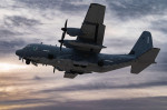 An AC-130J Ghostrider, assigned to the 14th Weapons Squadron, Hurlburt Field Air Force Base Florida, takes off during a U.S. Air Force Weapons School Integration exercise at Nellis AFB, Nevada, Dec. 5, 2022. The U.S. Air Force Weapons School teaches gradu