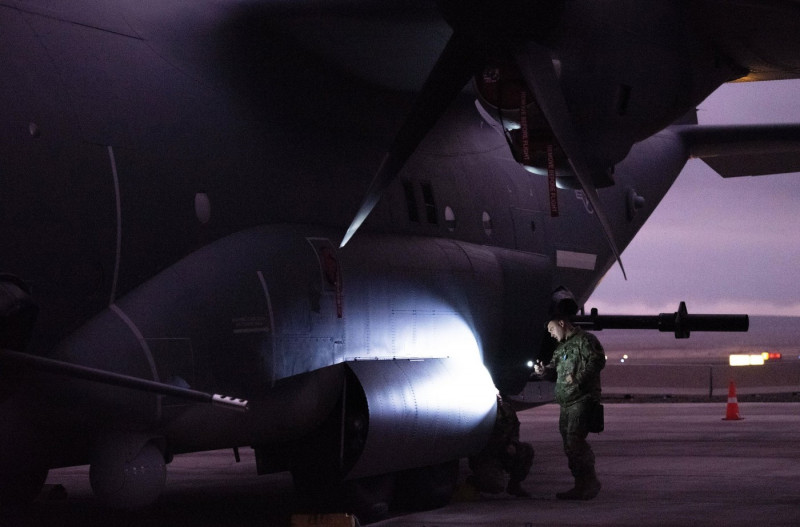 Airmen with the 1st Special Operations Wing, 73rd Special Operations Squadron, participate in Exercise SOUTHERN STAR, show the AC-130J Ghostrider gunship to joint, multinational Joint Terminal Attack Controllers near Antofagasta, Chile, July 24, 2023. Exe