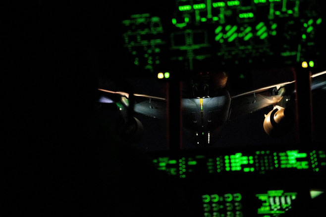 A U.S. Air Force AC-130J Ghostrider gunship assigned to the 17th Special Operations Squadron, 27th Special Operations Wing, is fueled during Talisman Sabre 23 over Australia, Aug. 1, 2023. Talisman Sabre is the largest bilateral military exercise between