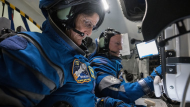 Astronauții Butch Wilmore și Sunita Williams, blocați în spațiul până în august. Foto: NASA