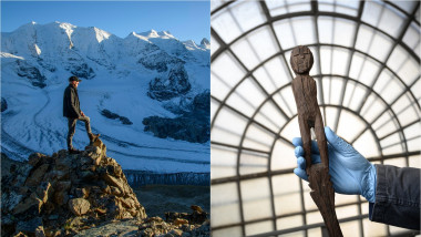 Ghețari în Alpi / artefact antic descoperit după topirea ghețarilor