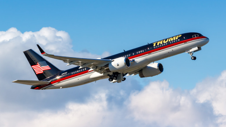 Trump Force One, avionul privat al lui Donald Trump