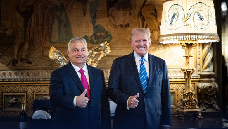 viktor orban si donald trump thumbs up