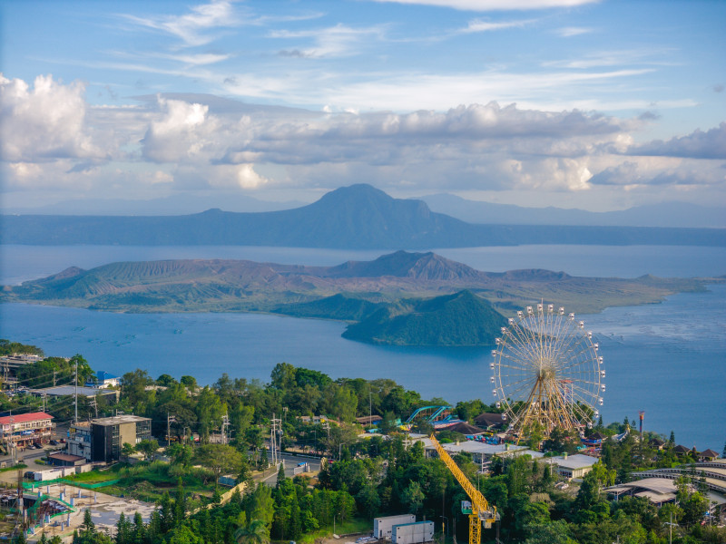 Taal,Volcano,View,In,Tagaytay,Philippines