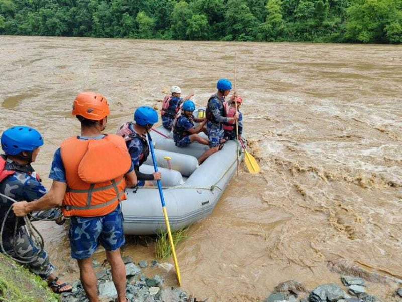 Rescue efforts ongoing for 65 missing in Nepal after landslide sweeps buses into river