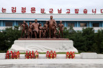 Kim monument at Songdowon International Schoolchildrens Camp