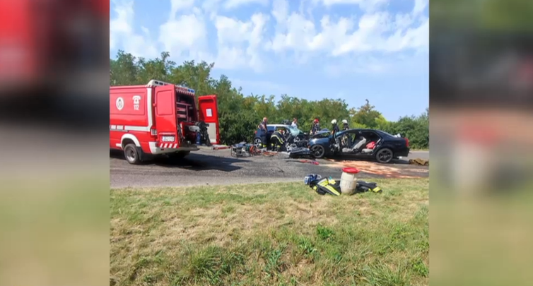 Accident grav la granița cu Ungaria. Traficul prin vama Cenad din Timiș e blocat