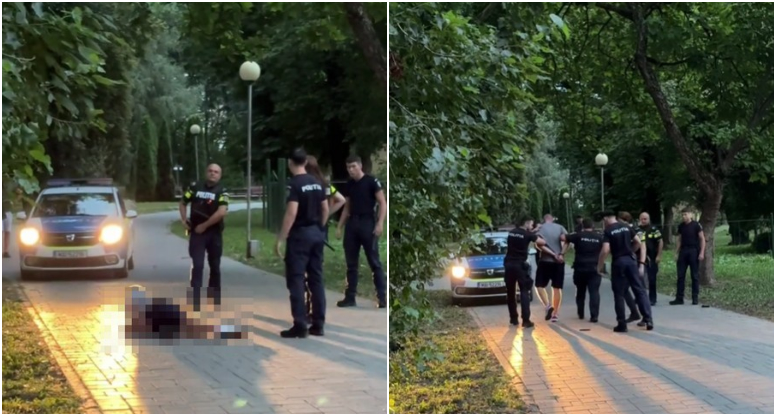 Panică într-un parc din Satu Mare. Un bărbat a amenințat trecătorii cu un pistol de tip airsoft