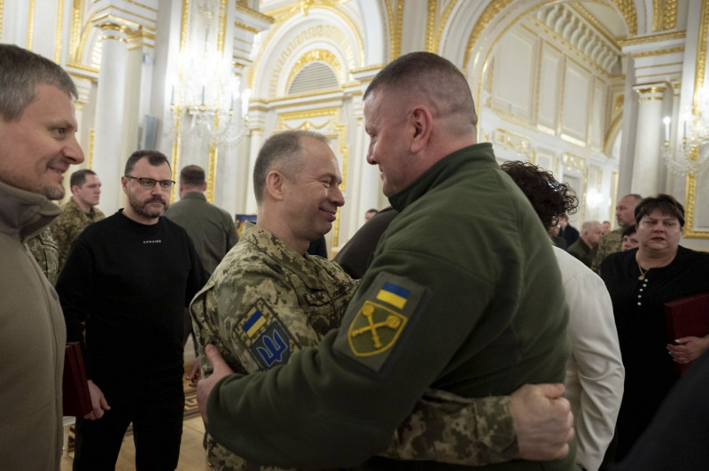 Ukrainian President Volodymyr Zelenskyy Awards Presentation