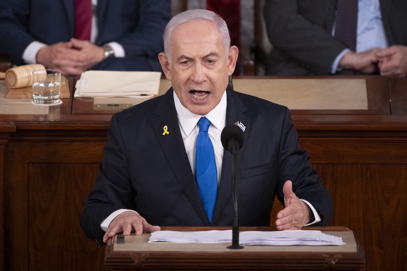 Netanyahu a susținut cauza războiului din Gaza în faţa unui Congres american divizat: „Duşmanii noştri sunt duşmanii voştri”