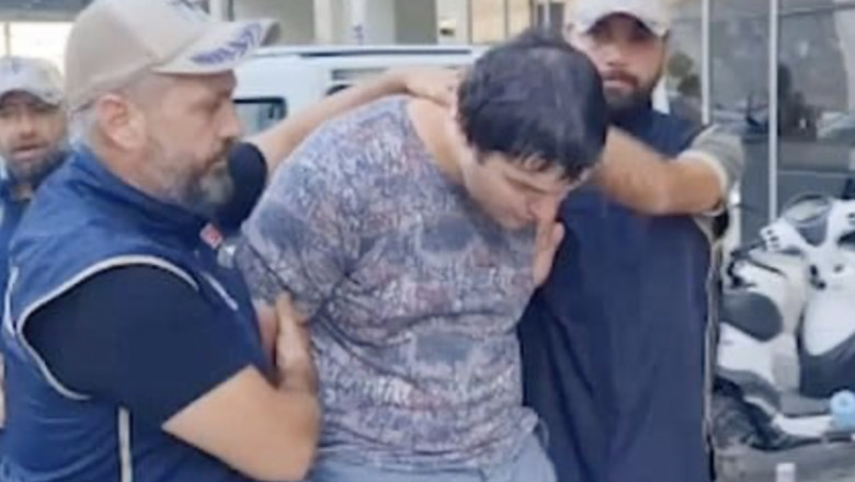 Captură video cu suspectul reținut de autoritățile turce. Foto: canalul Telegram Mash