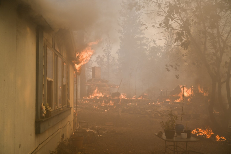 Park Fire: Wildfire in Chico of California