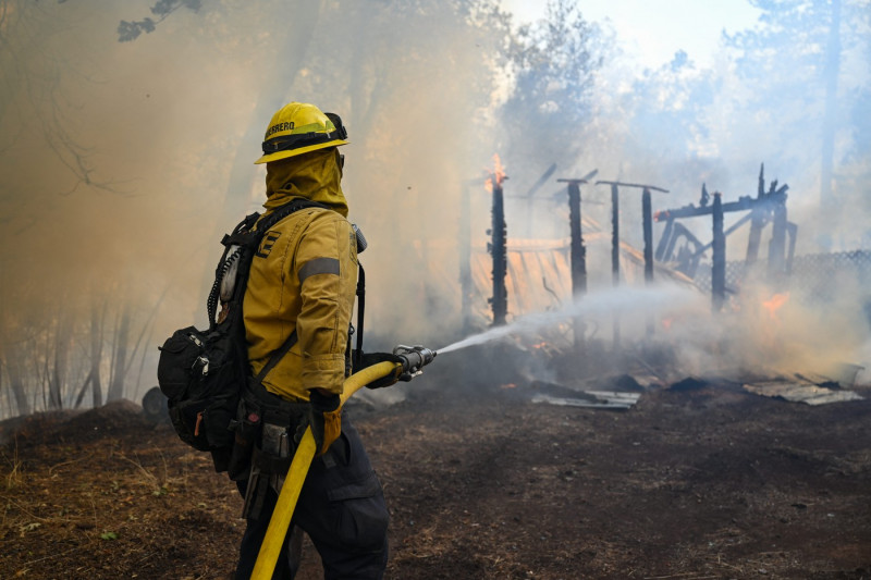 Park Fire: Wildfire in Chico of California