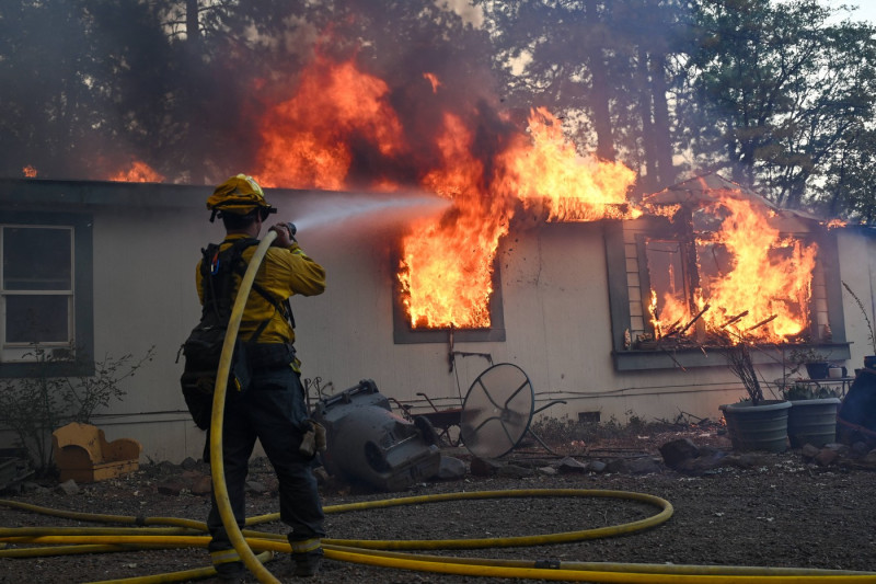 Park Fire: Wildfire in Chico of California