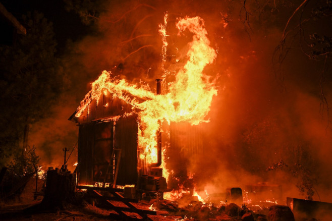 Park Fire: Wildfire in Chico of California