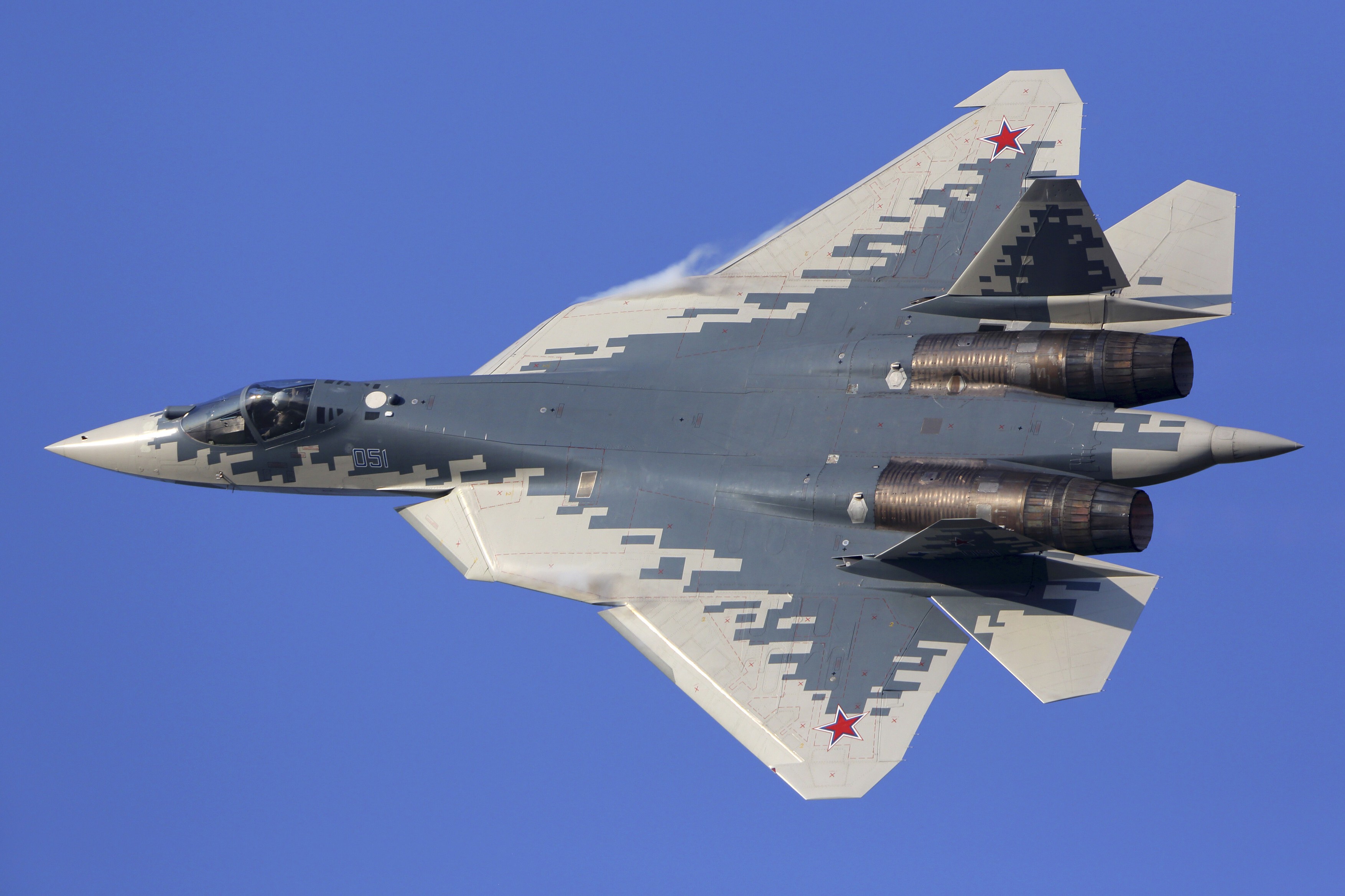 Aviația rusă anunță că desfășoară pentru prima dată în conflictul cu Ucraina avionul stealth de generația a cincea Su-57s modernizat