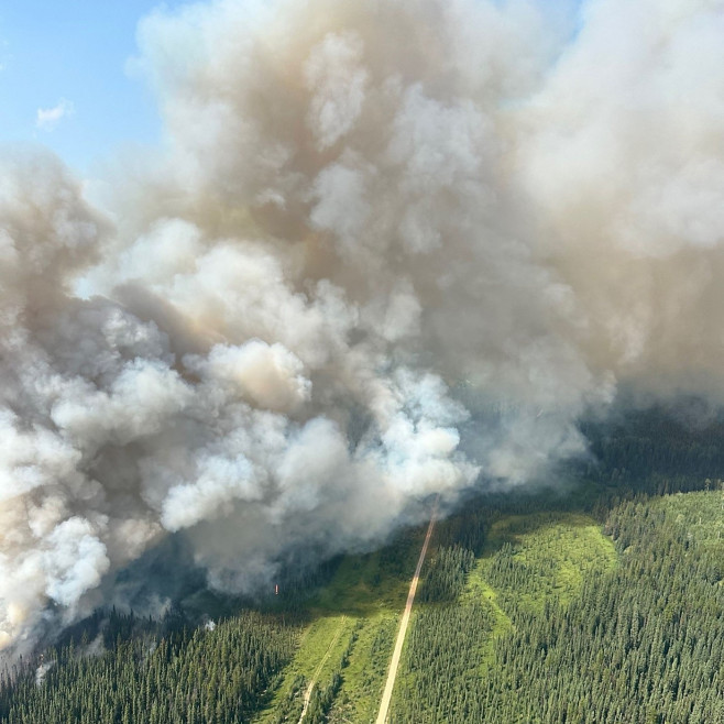 Canada Wildfires 2024: Jasper National Park, Alberta - 25 Jul 2024