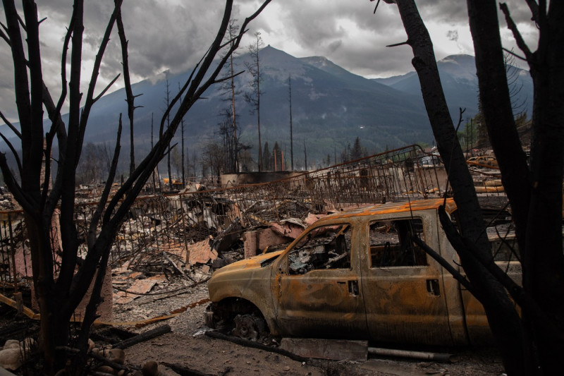 Alta-Wildfires, Jasper, Canada - 26 Jul 2024