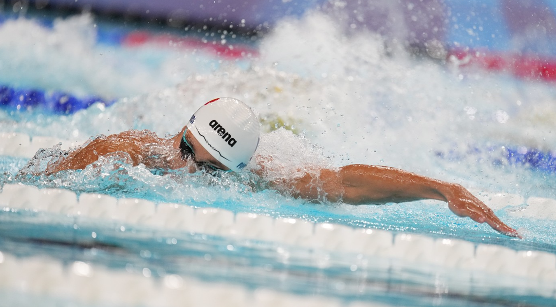 JO 2024. David Popovici înoată în această seară pentru medalia de aur la 200 m liber. El s-a calificat cu cel mai bun timp