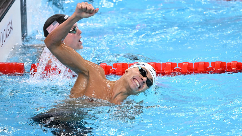 David Popovici a câștigat medalia de aur şi a stabilit un nou record european la 100 m liber la Campionatul European de înot U23
