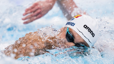 david popovici in cursa de 200 m liber