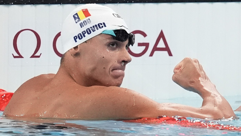 David Popovici, campion olimpic. Foto: Profimedia Images