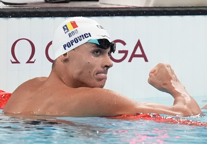 David Popovici, campion olimpic. Foto: Profimedia Images