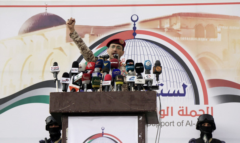 Demonstration in support of Gaza in Yemen