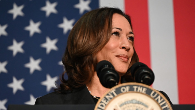 Kamala Harris, vicepreședinta Statelor Unite și posibilă candidată în alegerile prezidențiale americane din partea Partidului Democrat. Foto: Profimedia Images