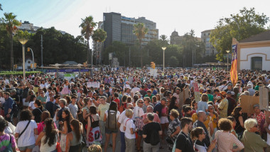 Protest la adresa turismului în exces în Mallorca. Foto: Profimedia Images