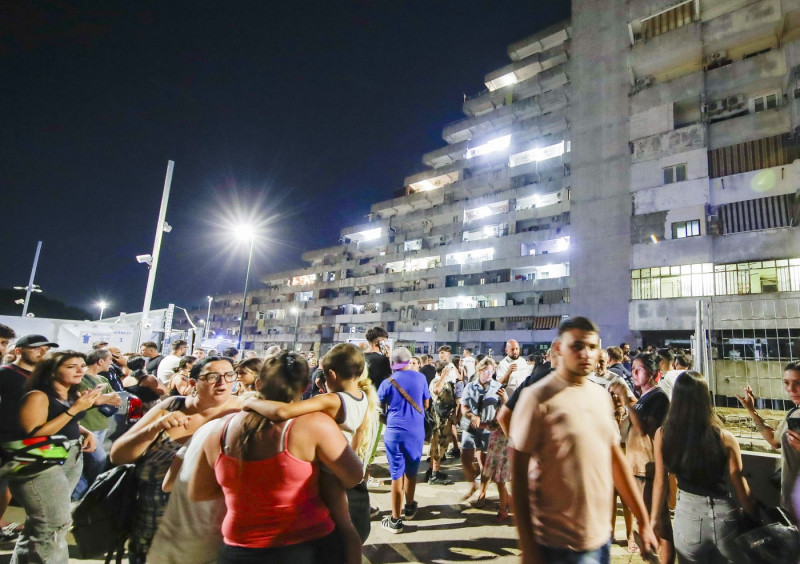 Balcony Collapse, Naples, Italy - 23 Jul 2024