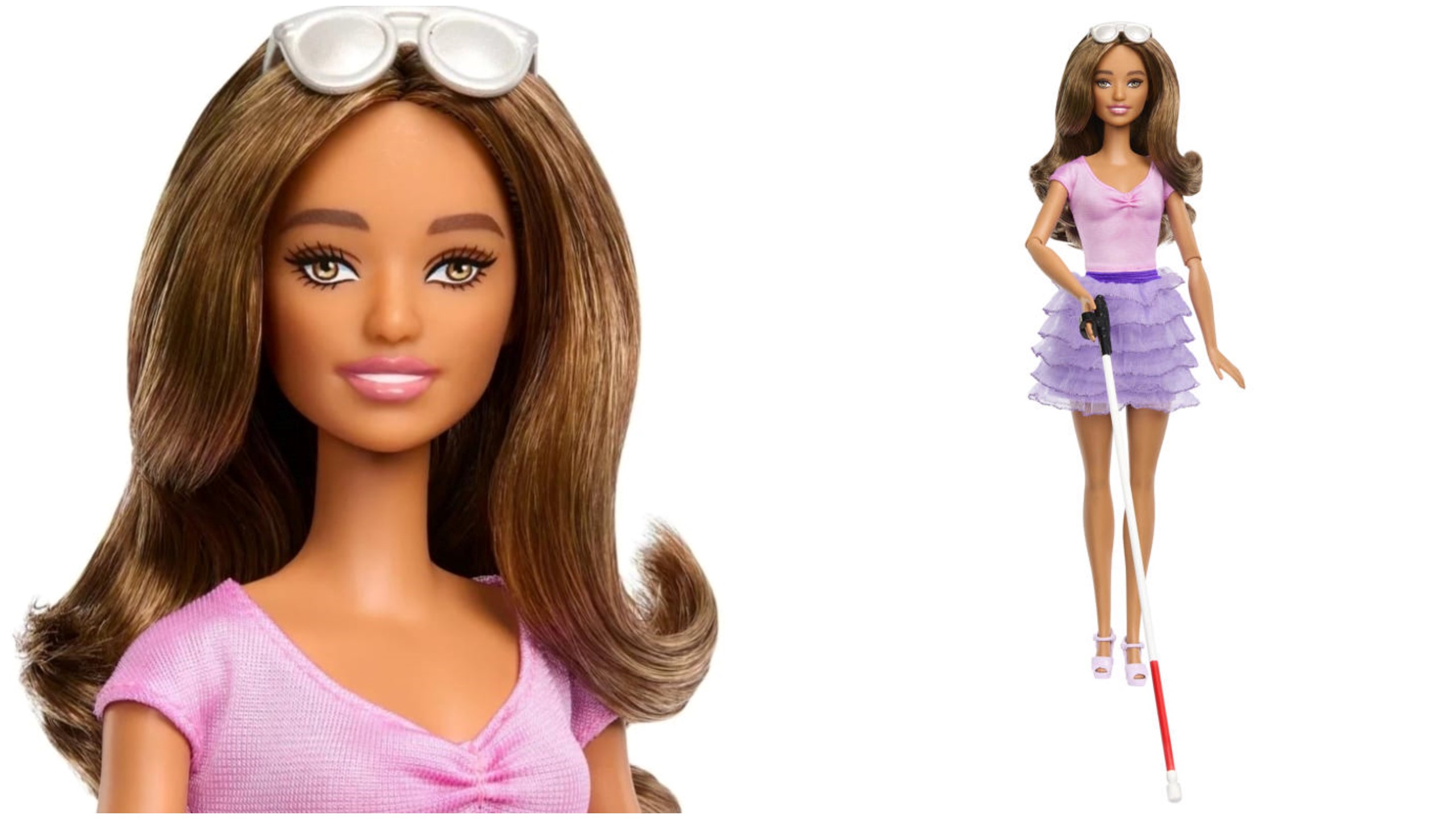 A apărut prima păpușă Barbie nevăzătoare