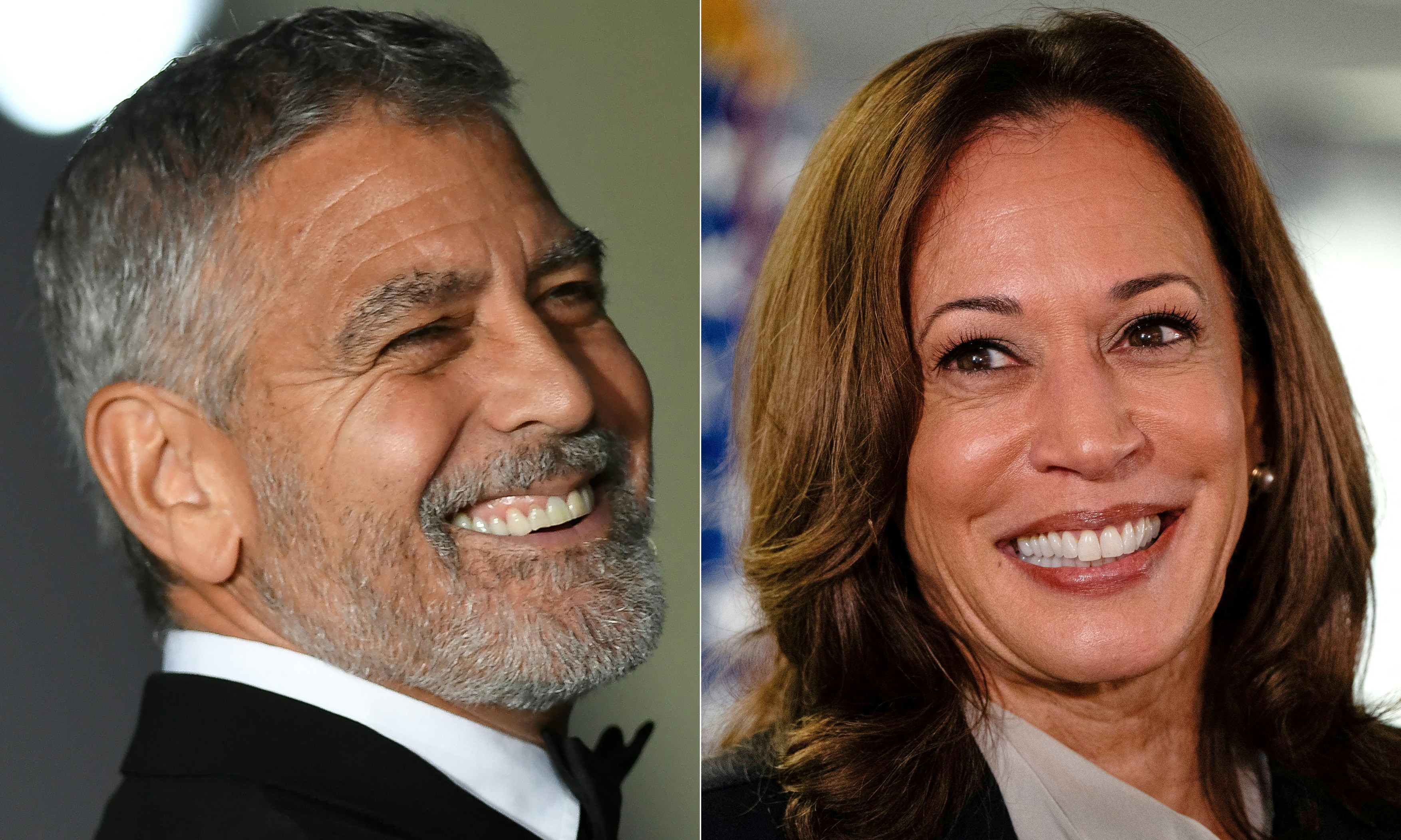 George Clooney anunţă că o susţine pe Kamala Harris