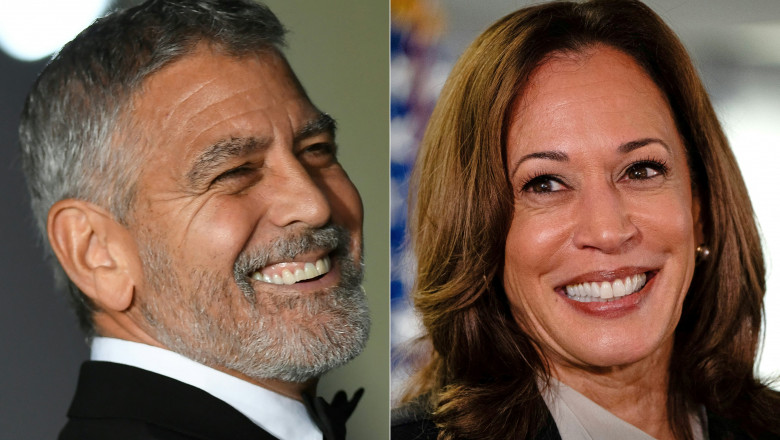 George Clooney Kamala Harris