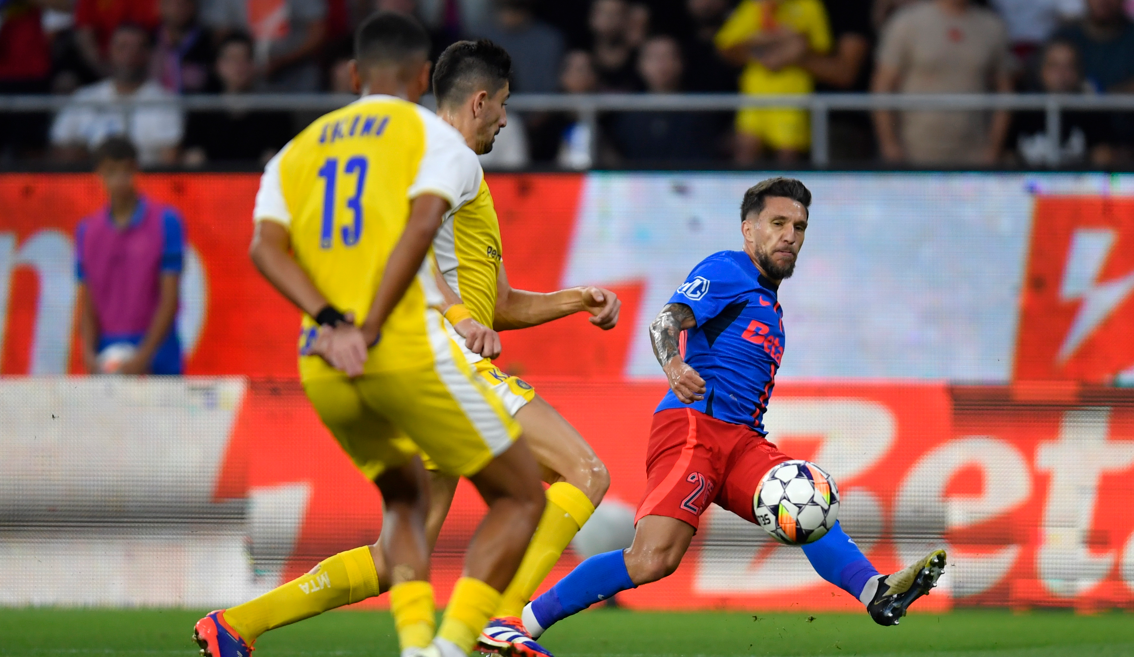 FCSB a remizat cu Maccabi Tel Aviv, scor 1-1, în prima manşă a turului doi preliminar al Ligii Campionilor