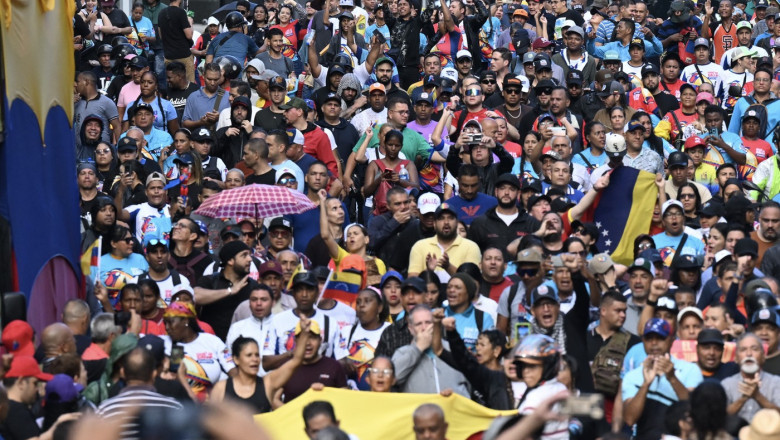 Proteste în Venezuela. Foto/ Profimedia Images