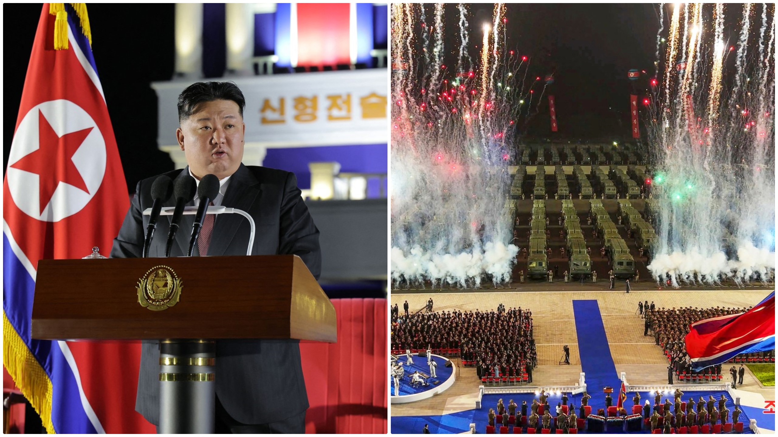 Kim Jong Un trimite 250 de noi lansatoare de rachete la granița cu Coreea de Sud. Spectacol cu artificii și amenințări la Phenian