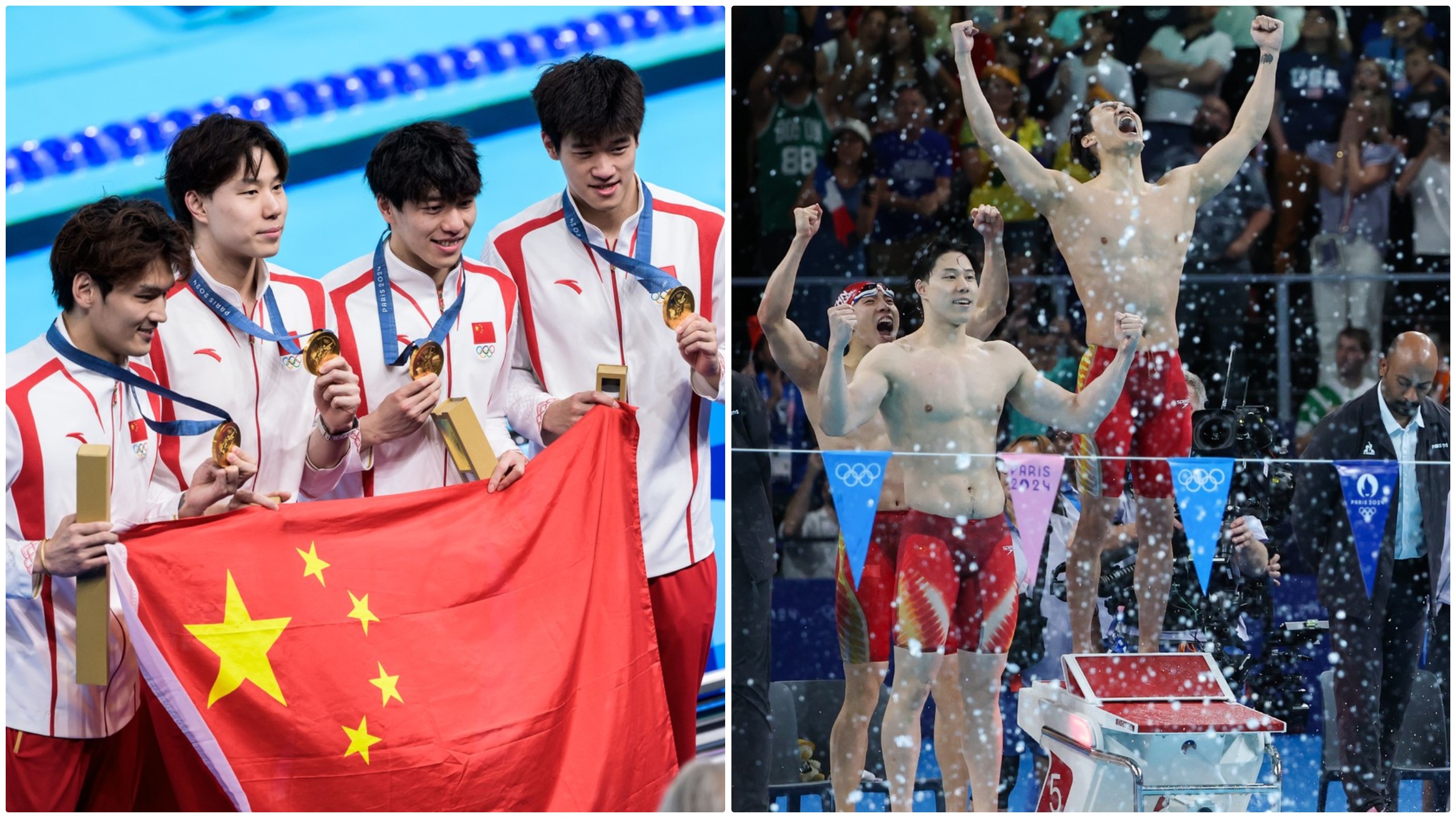 JO 2024: Explozie de bucurie pe rețelele sociale din China după victoria echipei de înot. Domnia de zeci de ani a SUA s-a terminat