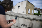 New Banksy artwork, Kew, London, UK - 05 Aug 2024