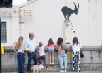 Banksy Unveiled at Kew Bridge,London