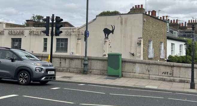 Banksy has confirmed that he is behind a cryptic new piece of art that has appeared in London.