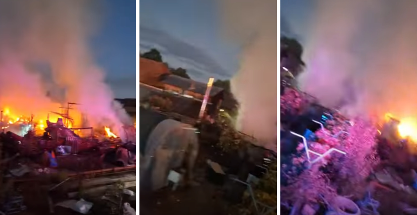 Incendiu de amploare la o gospodărie dintr-o localitate din județul Vâlcea. Focul a cuprins mai multe anexe și o moară