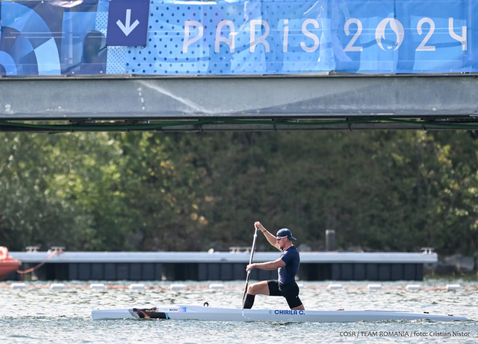 JO 2024. Cătălin Chirilă a stabilit un nou record olimpic în proba de canoe simplu 1000 de metri și s-a calificat în semifinale