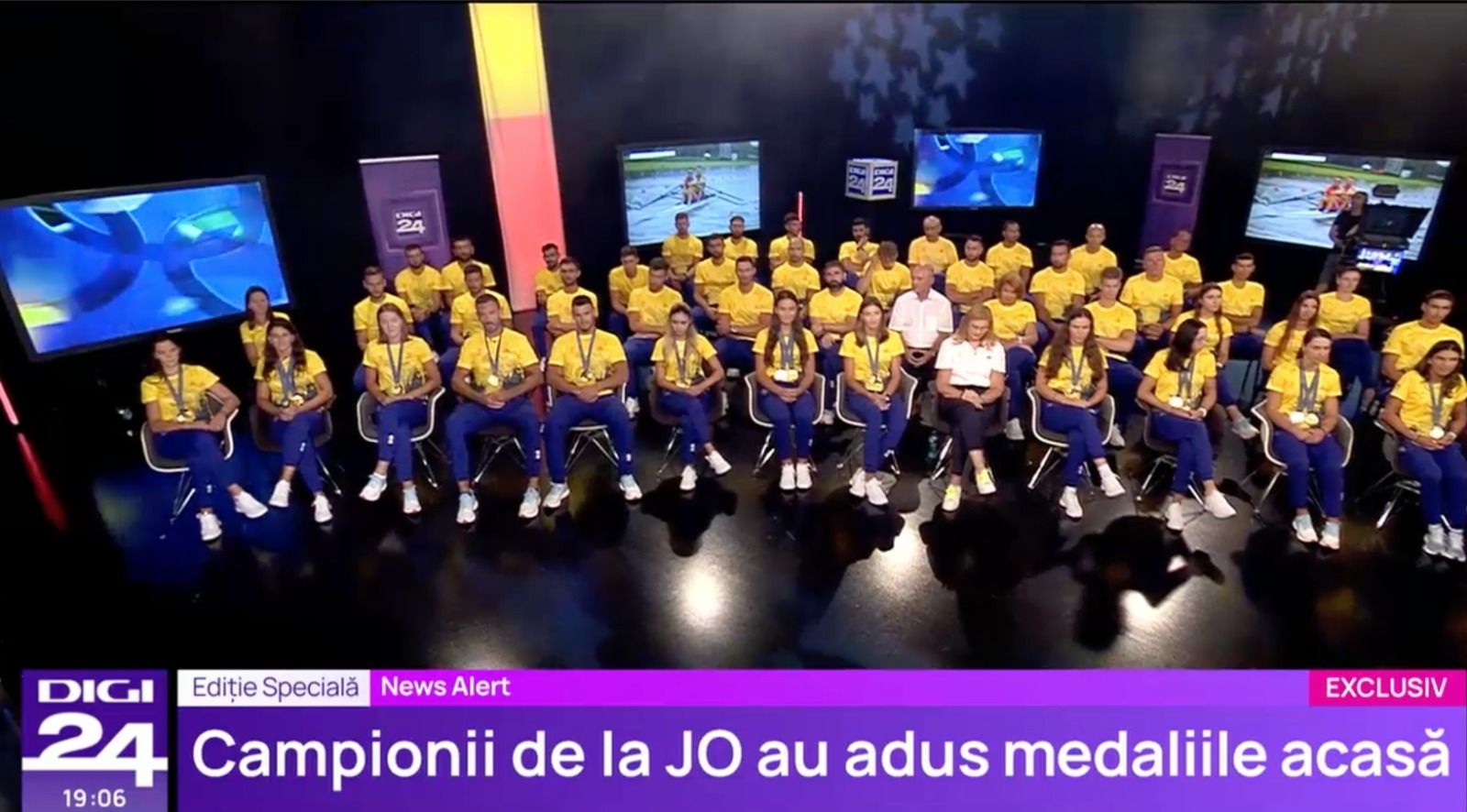 Elisabeta Lipă, prezentă în studioul Digi 24: „Echipa de 8+1 de la canotaj a fost una perfectă”