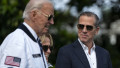 Hunter Biden, alături de tatăl său, președintele Joe Biden. Foto/ Profimedia Images.jpg