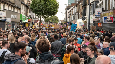 demonstrație anti-extrema dreaptă la Londra