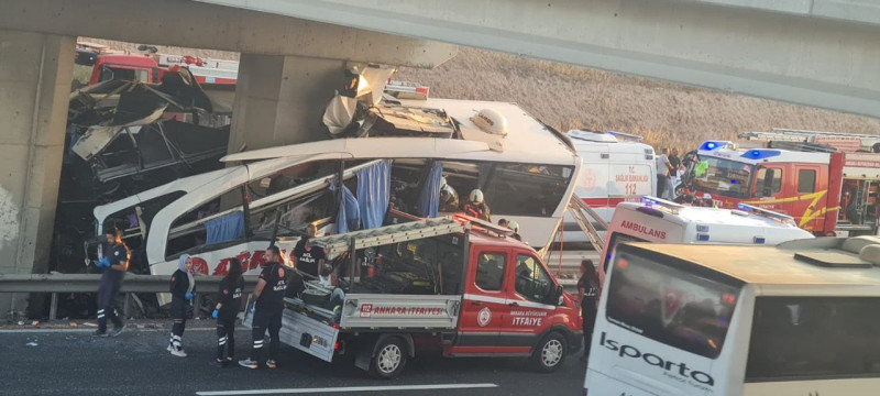 Accident de autocar la Ankara. Foto- captură video