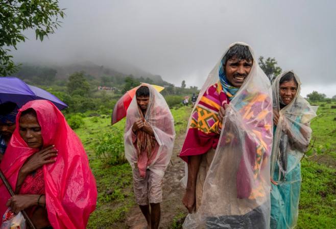 16 Dead In Landslide At Tribal Village In Raigad District Of Maharashtra, India - 20 Jul 2023